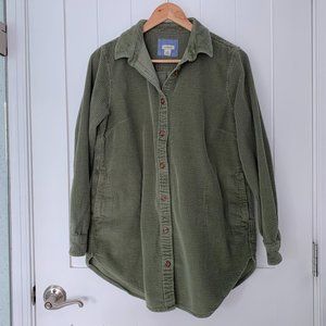 LL Bean Comfort Corduroy Relaxed Tunic (size Medium)